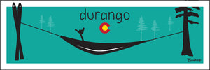 DURANGO ~ HAMMOCK ~ SKIIS ~ 8x24