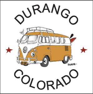 DURANGO COLORADO ~ KAYAK BUS ROUND ~ 12x12