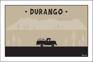 DURANGO ~ MOUNTAIN BIKE PICKUP ~ 12x18