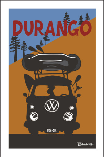 DURANGO ~ RAFT BUS GRILL ~ DESERT SLOPE ~ 12x18