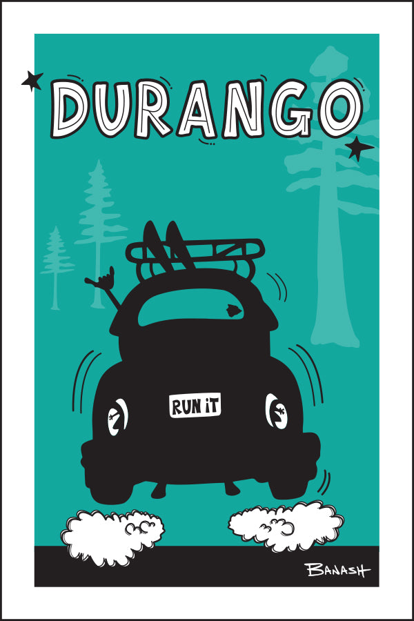 DURANGO ~ SKI BUG TAIL ~ AIR ~ 12x18