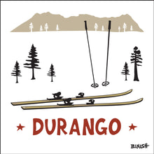 Load image into Gallery viewer, DURANGO ~ SKIIS ~ 12x12