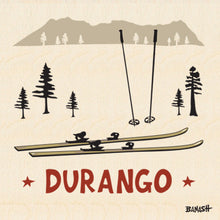 Load image into Gallery viewer, DURANGO ~ SKIIS ~ 12x12