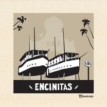 Load image into Gallery viewer, ENCINITAS ~ BOAT HOUSES ~ 6x6