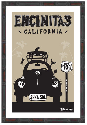 ENCINITAS ~ SURF BUG ~ SHKA SOL ~ 12x18