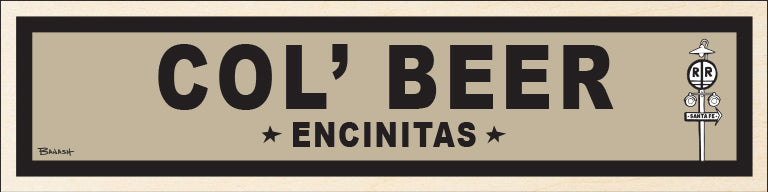 ENCINITAS ~ COL BEER ~ 6x24