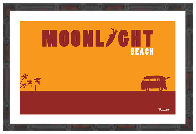 MOONLIGHT BEACH ~ ENCINITAS ~ CATCH A SURF ~ 12x18