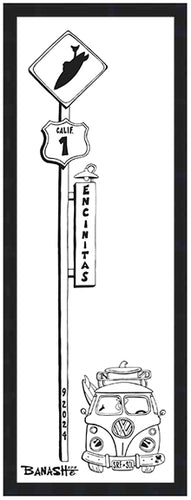 ENCINITAS ~ SURF XING ~ 8x24