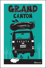Load image into Gallery viewer, GRAND CANYON ~ RAFT LAND CRUISER TAIL AIR ~ SEAFOAM ~ 12x18