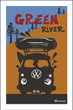 Load image into Gallery viewer, GREEN RIVER ~ RAFT BUS GRILL ~ DESERT SLOPE ~ 12x18