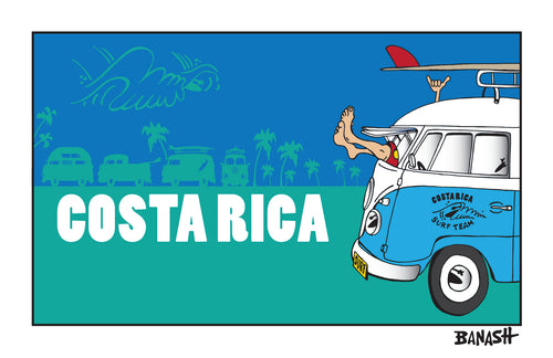 COSTA RICA ~ GREM 10 ~ SURF RIDES ~ 12x18