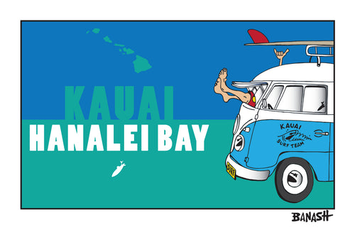 KAUAI ~ HANALEI BAY ~ GREM 10 ~ 16x20