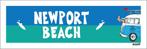 NEWPORT BEACH ~ GREM 10 ~ 8x24