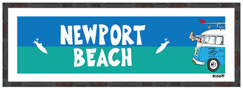 NEWPORT BEACH ~ GREM 10 ~ 8x24