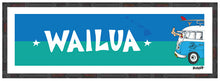 Load image into Gallery viewer, KAUAI ~ WAILUA ~ BAMBOO FRAMED PRINT ~ 8x24