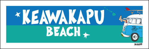 KEAWAKAPU BEACH ~ GREM 10 ~ 8x24