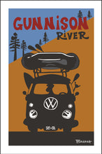 Load image into Gallery viewer, GUNNISON RIVER ~ RAFT BUS GRILL ~ DESERT SLOPE ~ 12x18
