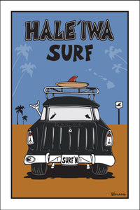 HALEIWA SURF ~ SURF NOMAD TAIL ~ SAND LINES ~ 12x18