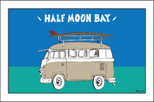 Load image into Gallery viewer, HALF MOON BAY ~ SURF BUS ~ 12x18
