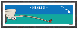 HANALEI ~ TAILGATE SURFBOARD ~ 8x24