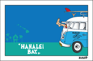 HANALEI BAY ~ GREM 10 SURF HUT ~ 12x18