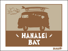 Load image into Gallery viewer, HANALEI BAY ~ KAUAI ~ SURF BUS ~ 16x20