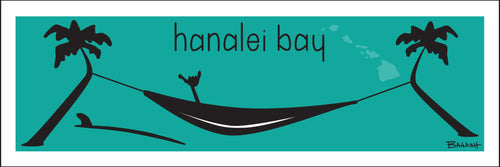HANALEI BAY ~ SURF HAMMOCK ~ 8x24
