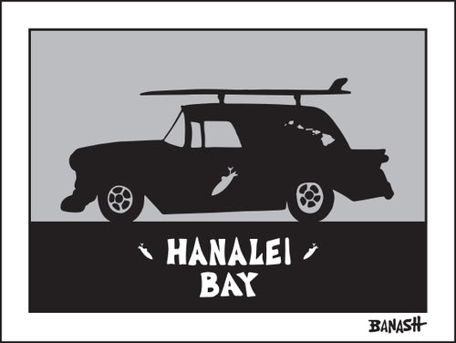 HANALEI BAY ~ KAUAI ~ SURF NOMAD ~ 16x20