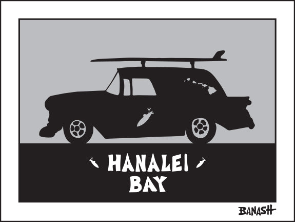 HANALEI BAY ~ KAUAI ~ SURF NOMAD ~ 16x20