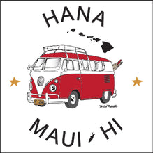 Load image into Gallery viewer, HANA MAUI HAWAII ~ SURF BUS ~ 12x12