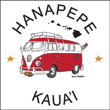 HANAPEPE ~ KAUAI ~ SURF BUS ~ 6x6