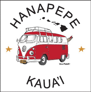 HANAPEPE ~ KAUAI ~ SURF BUS ~ 6x6