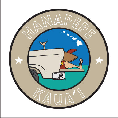 HANAPEPE ~ KAUAI ~ TAILGATE SURF GREM ~ 6x6