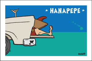 HANAPEPE ~ TAILGATE SURF GREM ~ 12x18