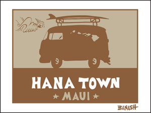 HANA TOWN ~ SURF BUS ~ 16x20