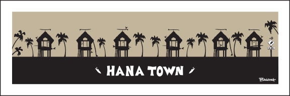 HANA TOWN ~ SURF HUTS ~ 8x24