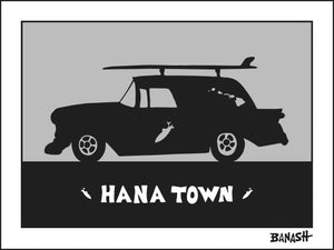 HANA TOWN ~ SURF NOMAD ~ 16x20