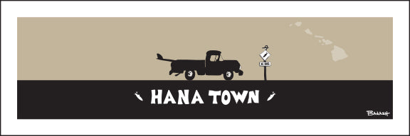 HANA TOWN ~ SURF PICKUP ~ 8x24