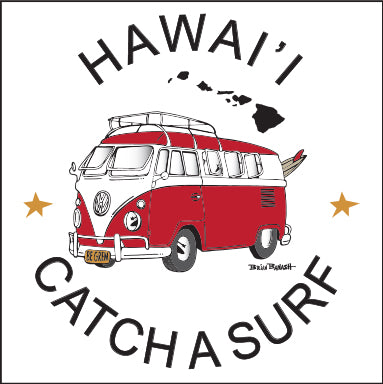 HAWAII ~ CATCH A SURF ~ CALIF STYLE BUS ~ 12x12