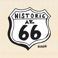 Load image into Gallery viewer, FLAGSTAFF ~ HISTORIC AZ 66 ~ BUS TAIL AIR ~ 8x24