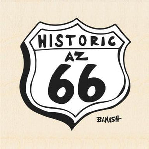 WINSLOW ~ HISTORIC US 66 ~ FORD 3 DOOR ~ 8x24