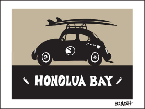 HONOLUA BAY ~ SURF BUG ~ 16x20