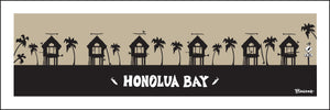 HONOLUA BAY ~ SURF HUTS ~ 8x24