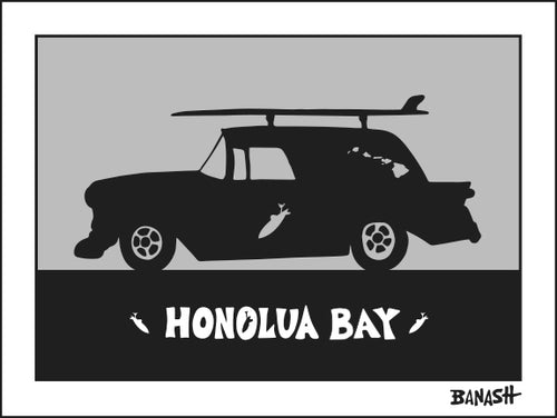 HONOLUA BAY ~ SURF NOMAD ~ 16x20