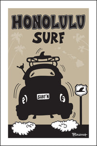 HONOLULU SURF ~ SURF BUG TAIL AIR ~ 12x18