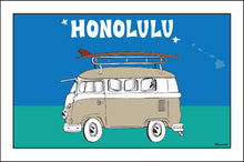 Load image into Gallery viewer, HONOLULU ~ SURF BUS ~ 12x18