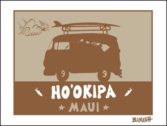 HOOKIPA ~ SURF BUS ~ 16x20