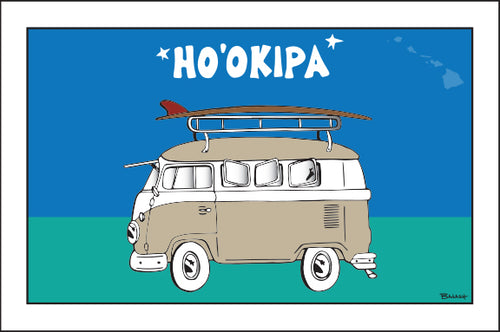HOOKIPA ~ SURF BUS ~ 12x18
