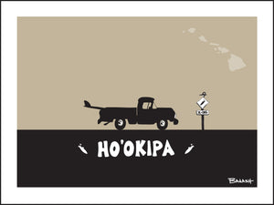 HO'OKIPA ~ PA'IA ~ SURF PICKUP ~ 16x20