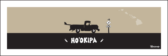 HO'OKIPA ~ PA'IA ~ SURF PICKUP ~ 8x24